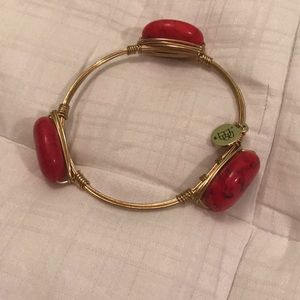 Red Bourbon & Boweties bracelet